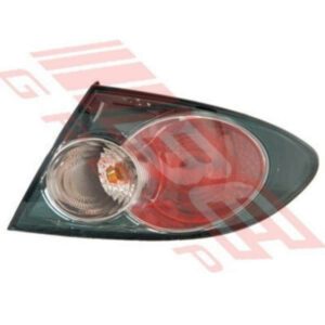 Mazda 6 2006 - Facelift Rear Lamp - Righthand - Outer - Dark Grey