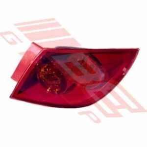 Mazda 3 2004 - 5 Door Rear Lamp - Righthand - Outer - Red