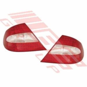 Mercedes Benz Clk W209 2003- Rear Lamp - Set - Red/Clear - Led