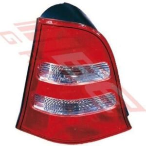 Mercedes Benz W168 A Class 2002-03 Rear Lamp - Lefthand - Red/Clear
