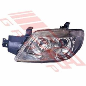 Mitsubishi Airtrek 2005 - Headlamp -  Lefthand - Manual - Chrome