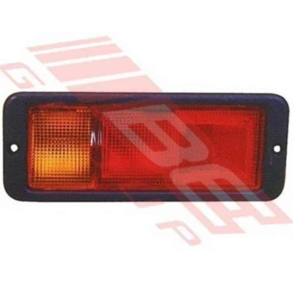 Mitsubishi Pajero 1991 - 97 Rear Bumper Lamp - Lefthand - Red/Orange