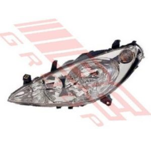 Peugeot 307 2000- Headlamp -  Lefthand - With Fog Lamp