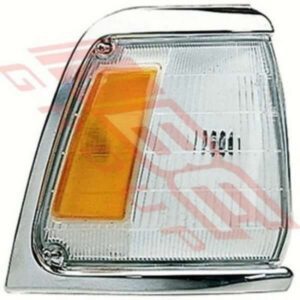 Toyota Hilux 2Wd 1989-91 Chrome Trim Corner Lamp - Righthand - Amber/Clear