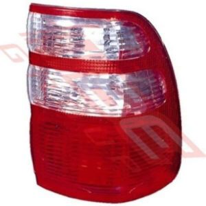 Toyota Landcruiser Fj100 2001- Rear Lamp - Righthand - Clear/Clear/Red