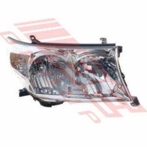 Toyota Landcruiser Fj200 Series 2007-  Headlamp - Righthand - Manual