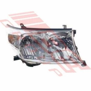 Toyota Landcruiser Fj200 Series 2007-  Headlamp - Righthand - Electric