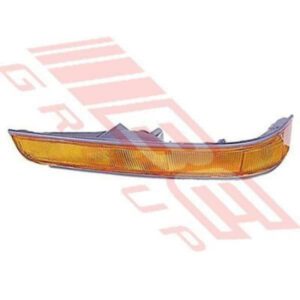 Toyota Hiace 1993- Import Front Lamp - Righthand - Amber With Grey Trim