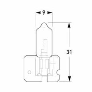 "Hella H2 24V 70W Halogen Bulb - Brighten Your Vehicle with Quality Lighting"