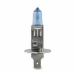 "Hella H1 Halogen Bulb 12V 55W - Cool Blue | Brighten Your Drive with Cool Blue Light"
