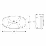 Hella Stop/Tail/Indicator Lamp: High-Quality LED Lighting for Your Vehicle