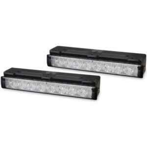 "Hella 12V Rectangle LED Daytime Running Lights - Brighten Your Drive!"