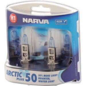"Narva Halogen H1 Globe 12V 55W Arctic Plus 50 - Brighten Up Your Vehicle with Quality Lighting"