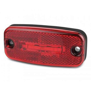 "24V Red Hella LED Rear Position Lamp - Brighten Your Vehicle's Rear View!"