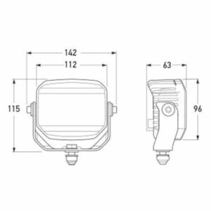 "Hella Power Beam 1000 LED Reversing Lamp ? Heavy Duty for Maximum Visibility"