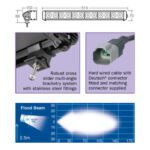 9000 Lumens Narva 72760 9-32V High Powered LED Work Lamp Flood Beam Bar