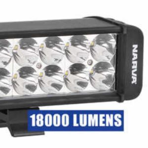 "18,000 Lumen Narva 72772 9-32V Double Row LED Driving Lamp Bar Spot Beam"