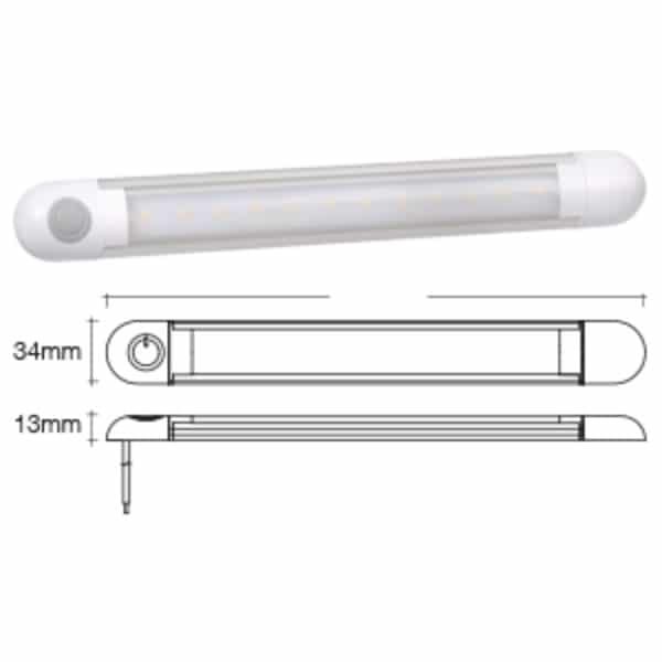 "Narva 12V LED 282mm Strip Lamp: Brighten Up Your Home!"