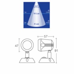 "Narva 12V LED Reading Lamp w/ Off/On Switch - 87644 | Adjustable Brightness & Illumination"