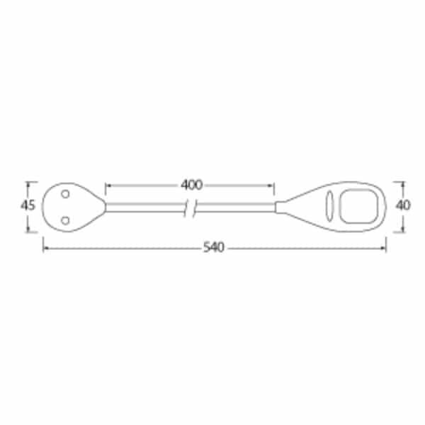 Narva 87684Bl 9-33V LED Reading Light | 40Cm Flexible Arm | Integrated On/Off Lens Switch