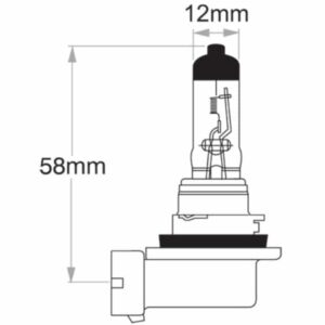 Oex H11 Globe 12V 55W Xenon Prime +30 - 1 Piece