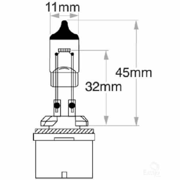 Oex H27 Globe 12V 27W Standard - 1 Piece