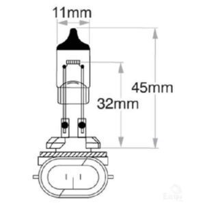 Oex H27 Globe 12V 27W Standard - 1 Piece