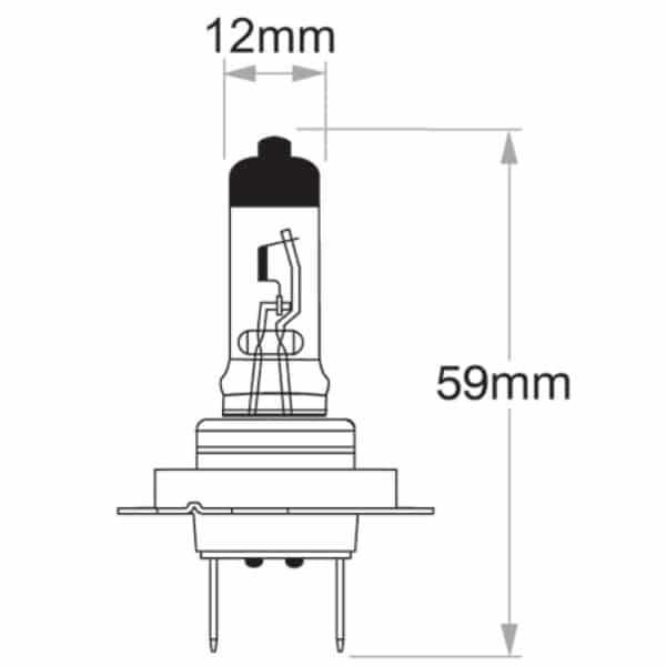 Oex H7 Globe 12V 55W Xenon Plus 30 - 2 Piece