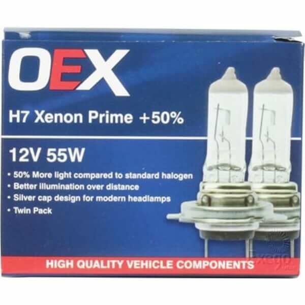 Oex H7 Globe 12V 55W Xenon Plus 30 - 2 Piece