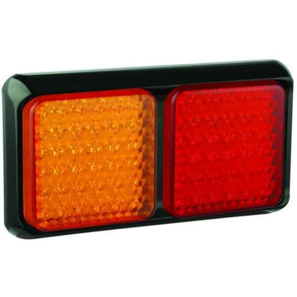 Led Autolamps 80Barm Double Series Stop/Tail/Indicator Combination Lamp - Multivolt