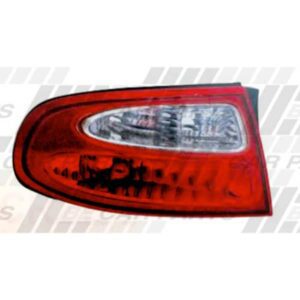 "Holden Commodore Vx 2000 Sedan Exec Rear Lamp - Lefthand, Clear Red, with Output Reflector"