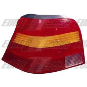 VW Golf Mk4 1998 4/2 Door H/B Rear Lamp - Left Hand - Orange | Genuine OEM Replacement Part