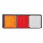 Led Autolamps 100Barwm Stop/Tail/Indicator/Reverse Triple Combination Lamp