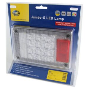 "Hella Jumbo-S LED Reverse Lamp 12/24V: Bright, Durable Lighting for Your Vehicle"