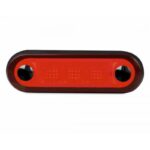 "12V Red Lens Hella Narrow Rim Rectangular Lamp - Brighten Up Your Space!"