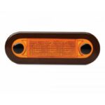 "12V Amber Lens Hella Wide Rim Rectangular Lamp - Illuminate Your Space!"
