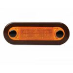 "12V Amber Lens Hella Wide Rim Rectangular Lamp - Illuminate Your Space!"