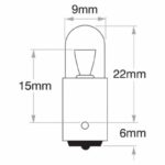 "24V 4W Standard Narva Bayonet Globe - 1 Piece"