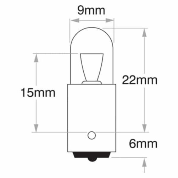 "24V 4W Standard Narva Bayonet Globe - 1 Piece"