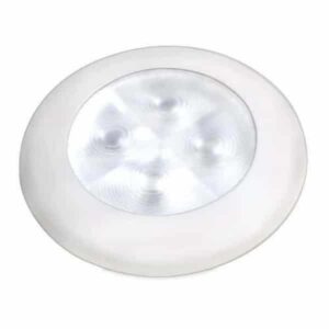 "Hella 12V White LED Round Lamp - Brighten Up Your Home!"