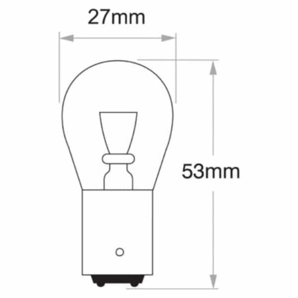 "Narva 12V 21W Standard Bayonet Globe - 1 Piece"