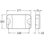 "Hella Duraled Amber Rear LED 9-33V Direction Indicator - Enhance Visibility & Safety"
