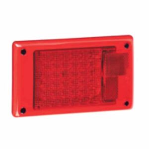 Hella LED Jumbo Stop/Rear Position Lamp w/ Red Retro Reflector - Bright & Durable Lighting Solution