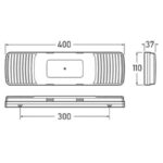 "Hella LED Stop/Rear Position/Rear Direction Indicator Lamp with Retro Reflector - Left or Right"