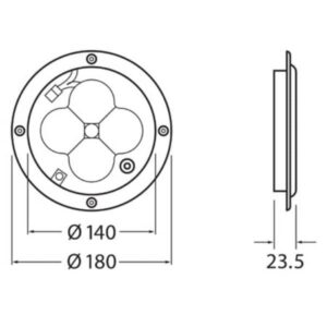 Hella Cargo LED Series Interior Lamp: Brighten Your Vehicle's Interior with Quality Lighting