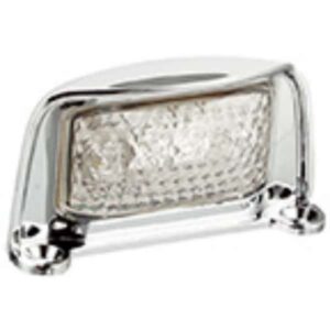 Led Autolamps 35Clm Chrome Licence Plate Led Lamp