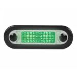 "Hella Wide Rim Rectangular Lamp - Green | Brighten Up Your Home Decor"