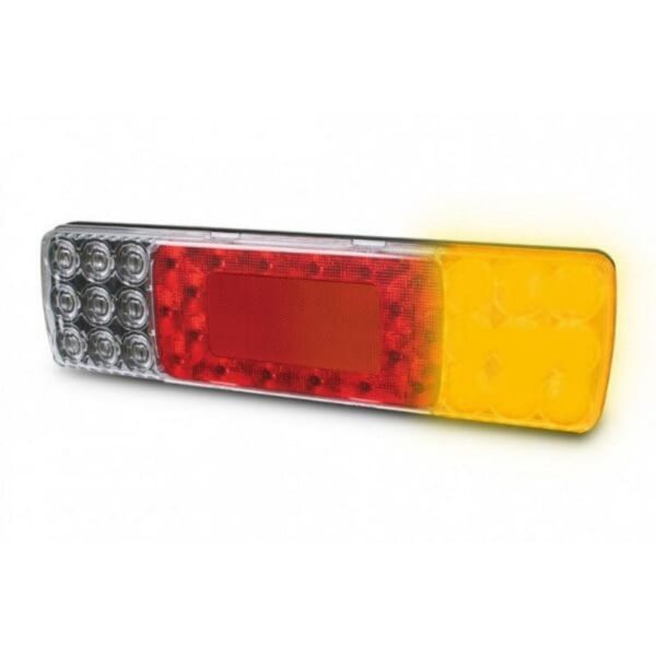 "Hella LED Stop/Rear Position/Rear Direction Indicator Lamp with Retro Reflector - Bright & Visible Lighting for Your Vehicle"