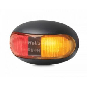 "Hella Duraled Red/Amber Illuminated Side Marker Lamp - Brighten Your Vehicle's Exterior"