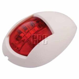 Led Autolamps 52Wr Marine Portside Navigation Lamp - White Base (Single Blister)